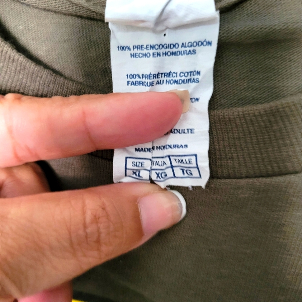 NWOT.  Army Star Logo Olive Green  Long Sleeve Shirt Size XL - Picture 4 of 6